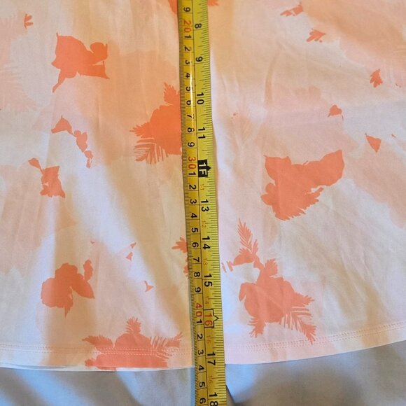 PUMA Power Shape Floral Dry Cell Skort - Peach Orange- NWT - Picture 6 of 10